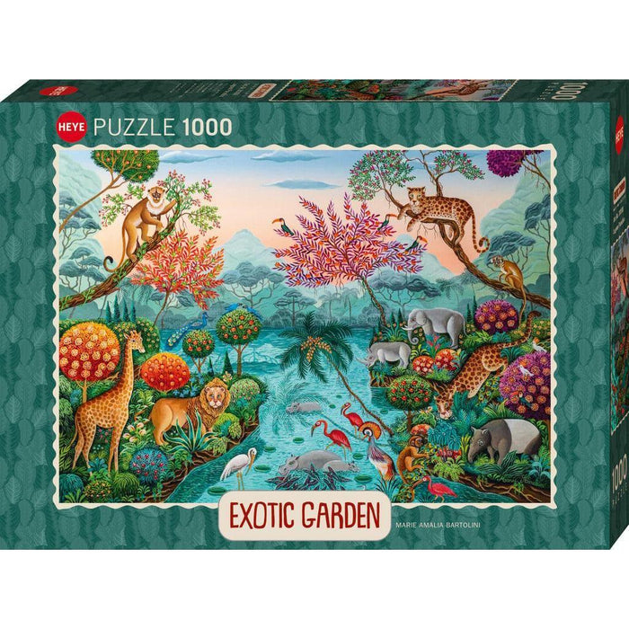 Lagoon Paradise Exotic Garden 1000 Piece Jigsaw Puzzle Heye - for just $29.99! 