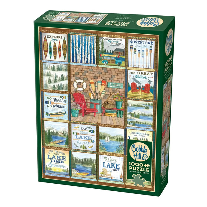 Lake Country 1000 Piece Jigsaw Puzzle Cobble Hill - for just $19.99! 