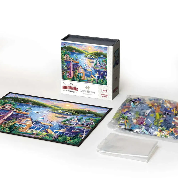 Lake House 210 Piece Jigsaw Puzzle Boardwalk - for just $11.99! 