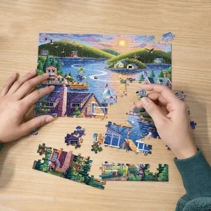 Lake House 210 Piece Jigsaw Puzzle Boardwalk - for just $11.99! 