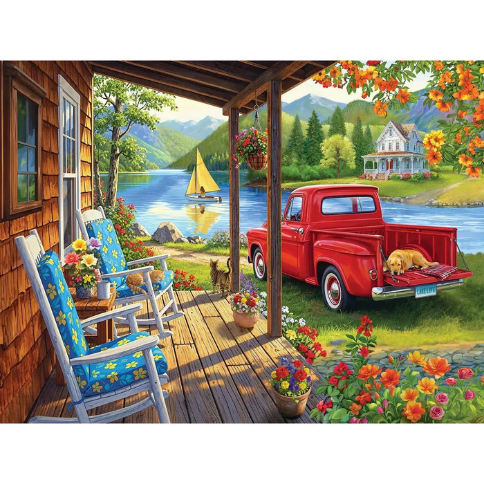 Lake Life 275 Large Piece Jigsaw Puzzle Cobble Hill - for just $17.99! 