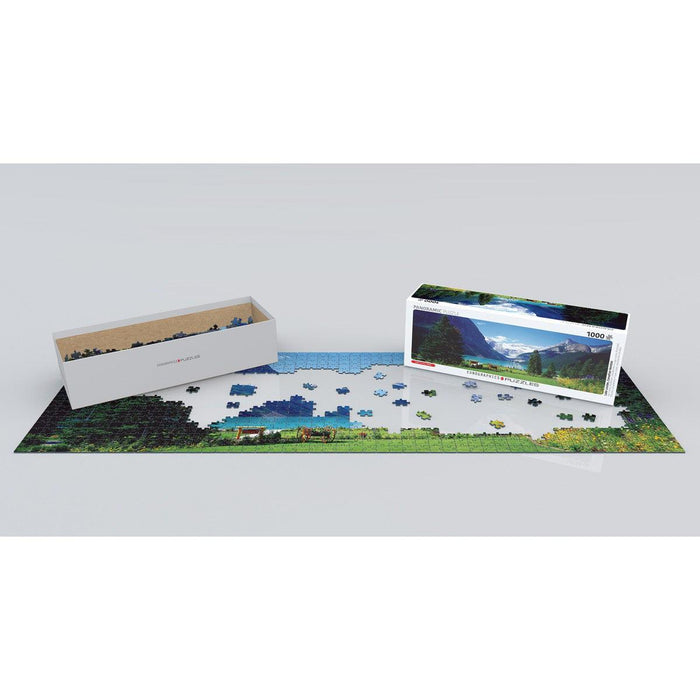 Lake Louise Canadian Rockies 1000 Piece Panoramic Jigsaw Puzzle Eurographics - for just $19.99! 