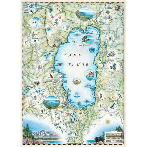 Lake Tahoe 1000 Piece Jigsaw Puzzle Xplorer Maps - for just $24.99! 