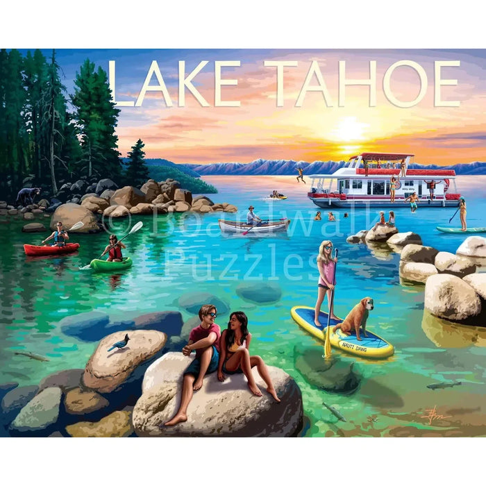 Lake Tahoe 210 Piece Jigsaw Puzzle Boardwalk - for just $11.99! 