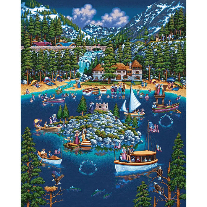 Lake Tahoe 210 Piece Jigsaw Puzzle Dowdle - for just $11.99! 