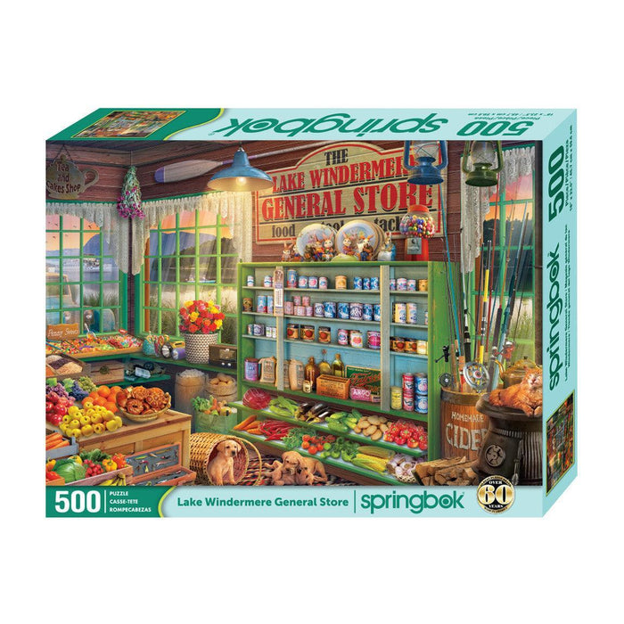 Lake Windermere General Store 500 Piece Jigsaw Puzzle Springbok - for just $17.99! 