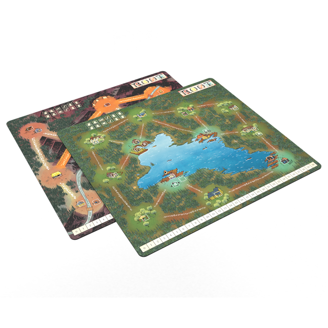 Root: Mountain & Lake Playmat - for just $30! 