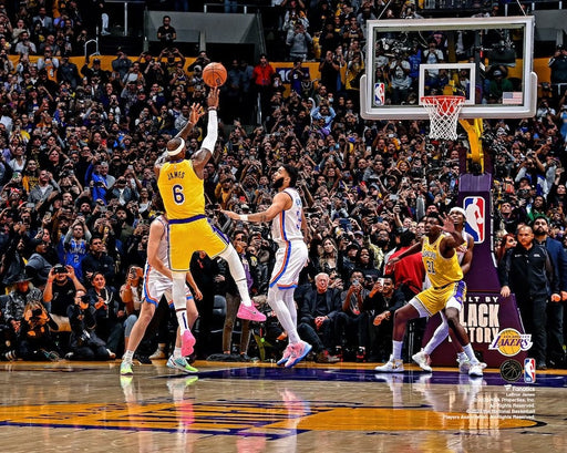 LeBron James Breaks the All-Time Scoring Record Los Angeles Lakers 8" x 10" Basketball Photo - for just $9.99! 