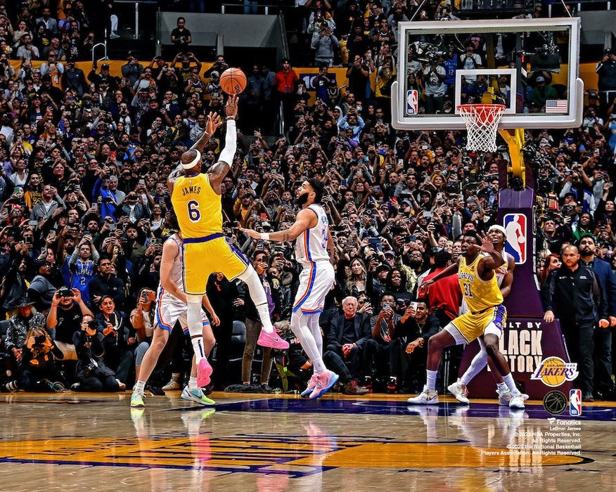 LeBron James Breaks the All-Time Scoring Record Los Angeles Lakers 8" x 10" Basketball Photo - for just $9.99! 