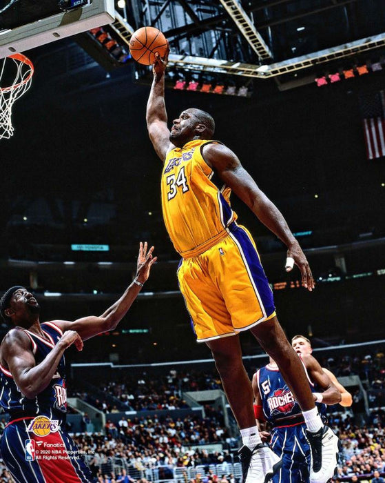 Shaquille O'Neal v. Rockets Los Angeles Lakers 8" x 10" Basketball Photo - for just $9.99! 