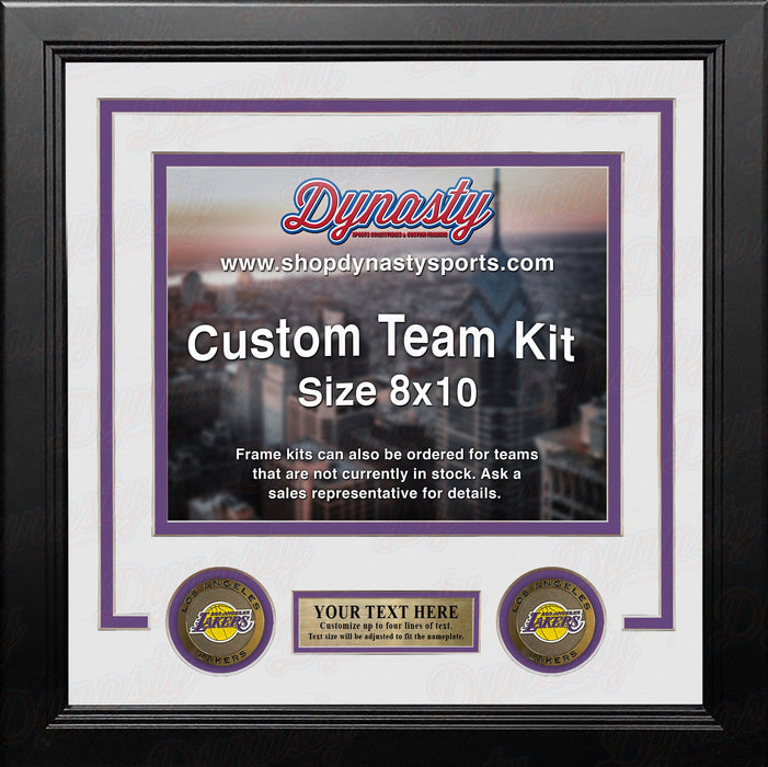 Los Angeles Lakers Custom NBA Basketball 8x10 Picture Frame Kit (Multiple Colors) - for just $29.99! 