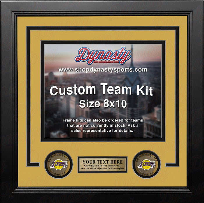 Los Angeles Lakers Custom NBA Basketball 8x10 Picture Frame Kit (Lakers Gold) - for just $29.99! 