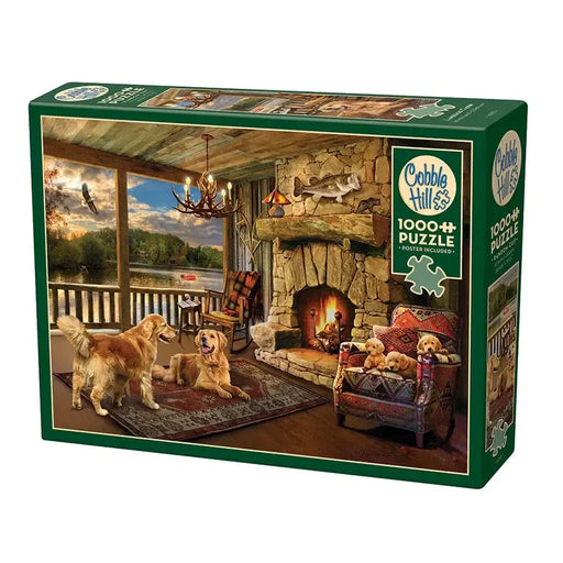 Lakeside Cabin 1000 Piece Jigsaw Puzzle Cobble Hill - for just $19.99! 