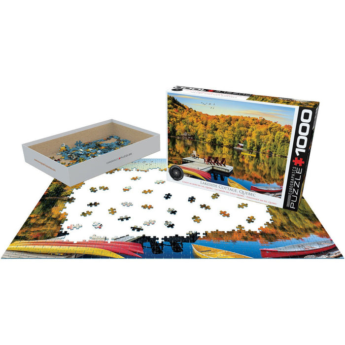 Lakeside Cottage, Quebec 1000 Piece Jigsaw Puzzle Eurographics - for just $19.99! 
