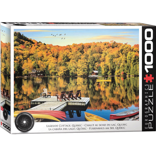 Lakeside Cottage, Quebec 1000 Piece Jigsaw Puzzle Eurographics - for just $19.99! 