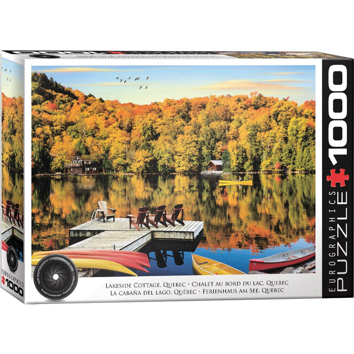 Lakeside Cottage, Quebec 1000 Piece Jigsaw Puzzle Eurographics - for just $19.99! 