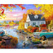Lakeside Fall Retreat 1000 Piece Jigsaw Puzzle Springbok - for just $19.99! 