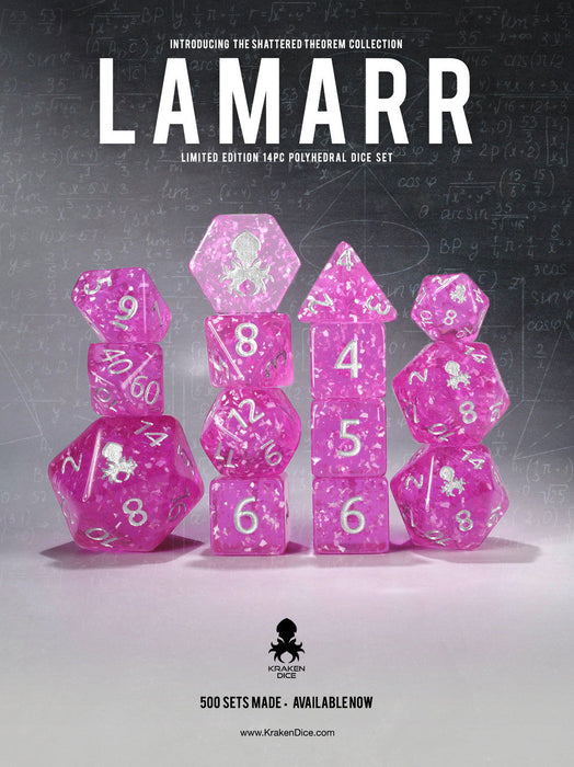 Kraken Dice -Shattered Theorem 14 pc Limited Edition Polyhedral Dice Set - for just $24.99! 