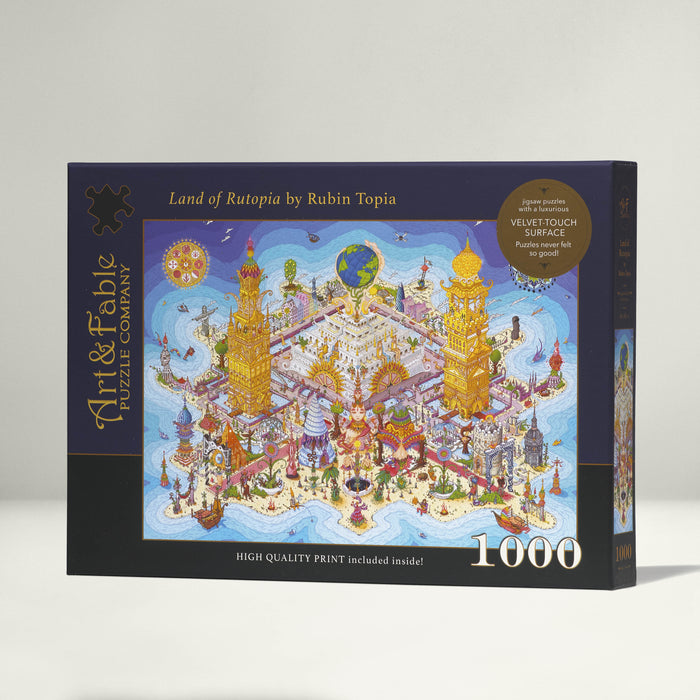 Land of Rutopia 1000 Piece Premium Jigsaw Puzzle Art & Fable - for just $39.99! 