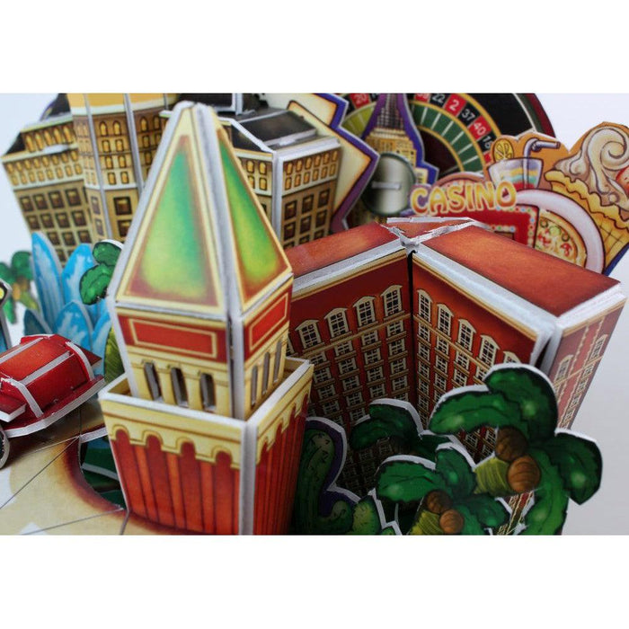 Las Vegas Cityscape 64 Piece 3D Puzzle and Coin Bank - for just $5.99! 