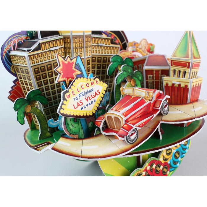 Las Vegas Cityscape 64 Piece 3D Puzzle and Coin Bank - for just $5.99! 