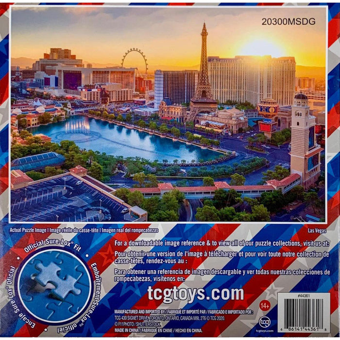 Las Vegas Coast to Coast 500 Piece Jigsaw Puzzle Sure Lox - for just $14.99! 