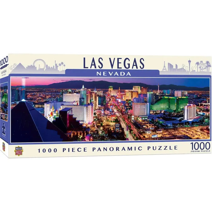 Las Vegas Strip 1000 Piece Panoramic Jigsaw Puzzle MasterPieces - for just $19.99! 