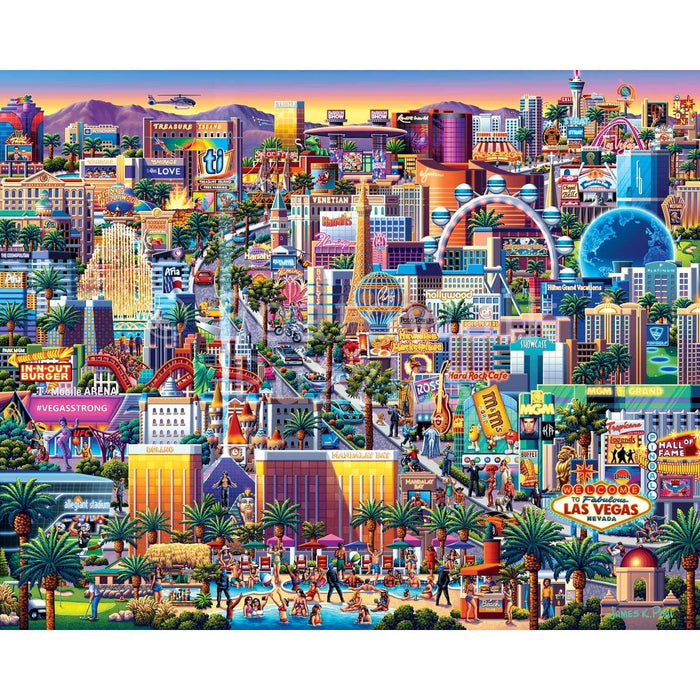 Las Vegas Strip 500 Piece Jigsaw Puzzle Boardwalk - for just $21.99! 