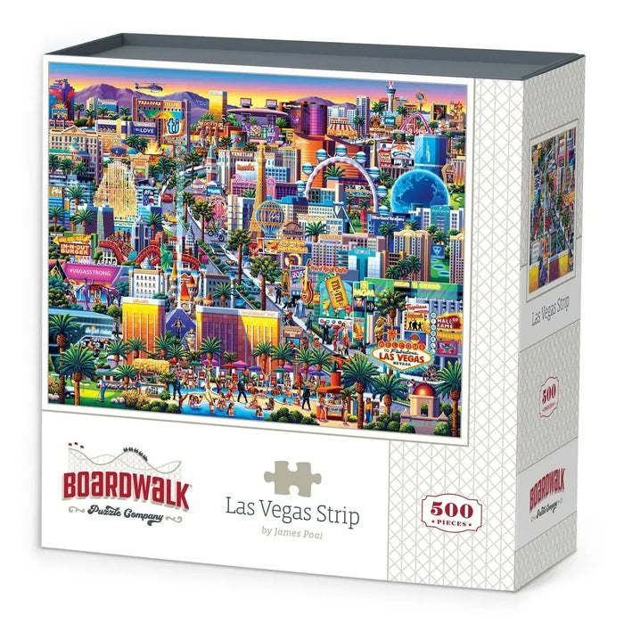 Las Vegas Strip 500 Piece Jigsaw Puzzle Boardwalk - for just $21.99! 