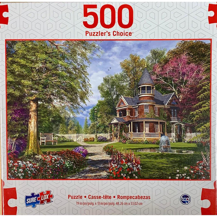 Late Summer Garden Puzzler's Choice 500 Piece Jigsaw Puzzle Sure Lox - for just $14.99! 