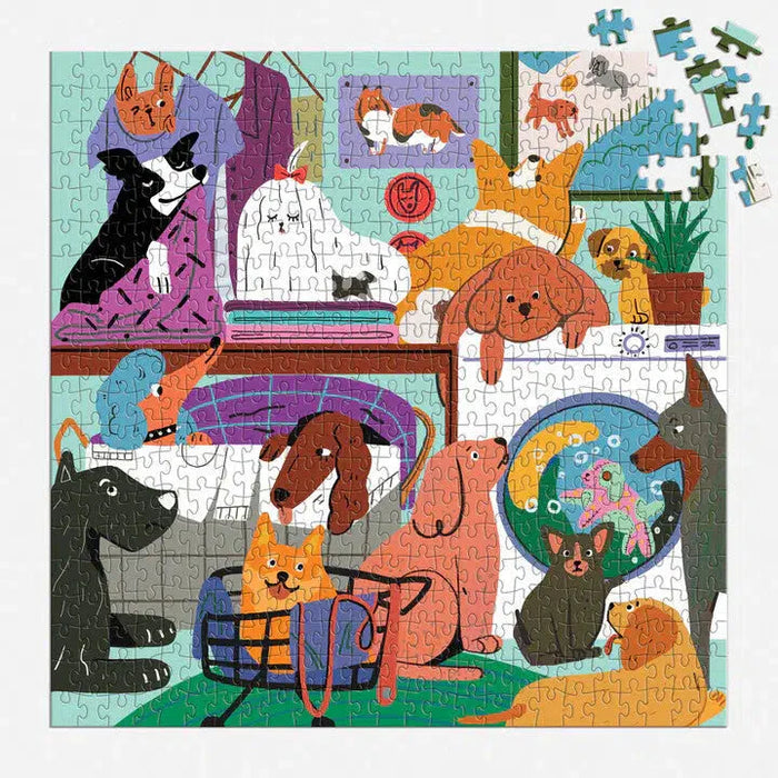 Laundry Dogs 500 Piece Jigsaw Puzzle Galison - for just $17.99! 