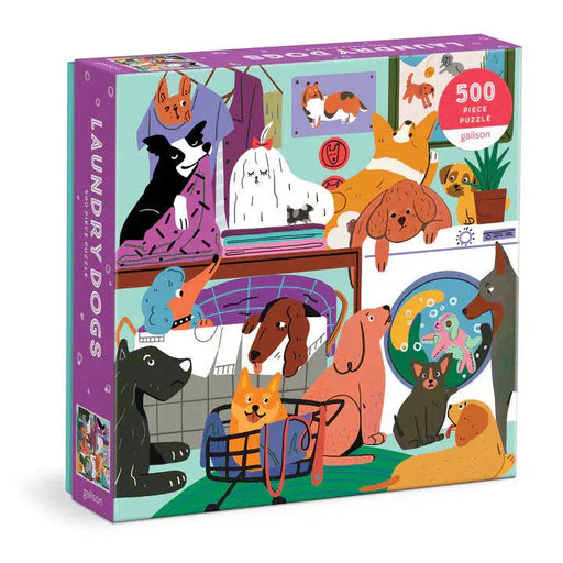 Laundry Dogs 500 Piece Jigsaw Puzzle Galison - for just $17.99! 