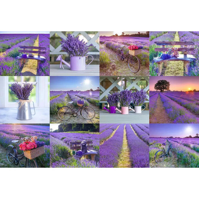 Lavender France 150 Piece Wood Jigsaw Puzzle Wooden City - for just $19.99! 
