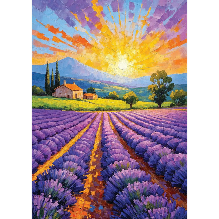 Lavender Sunset 1000 Piece Jigsaw Puzzle Enjoy - for just $24.99! 