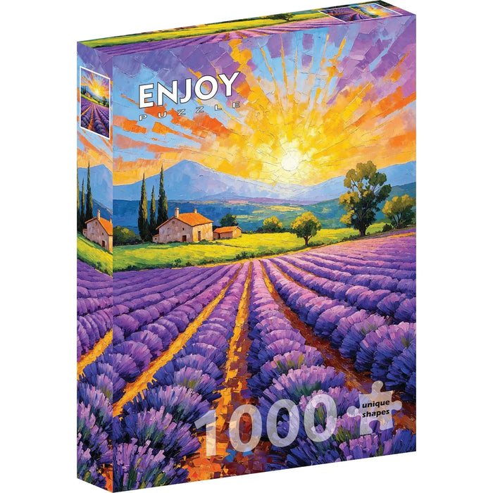 Lavender Sunset 1000 Piece Jigsaw Puzzle Enjoy - for just $24.99! 