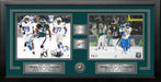 LeSean McCoy & Saquon Barkley Snow Bowl Philadelphia Eagles Framed Photos with Engraved Autographs - for just $159.99! 