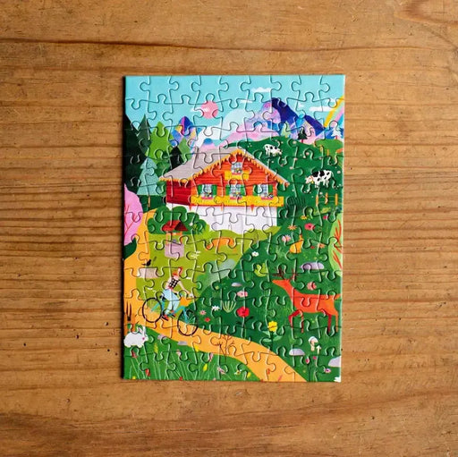 Le Chalet Suisse 99 Piece Mini Jigsaw Puzzle Trevell - for just $11.99! 