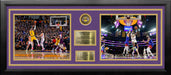 LeBron James Scoring Records Los Angeles Lakers 8x10 Framed Basketball Photo with Engraved Autograph - for just $129.99! 