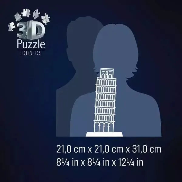 Leaning Tower of Pisa 231 Piece 3D Jigsaw Puzzle Ravensburger - for just $49.99! 