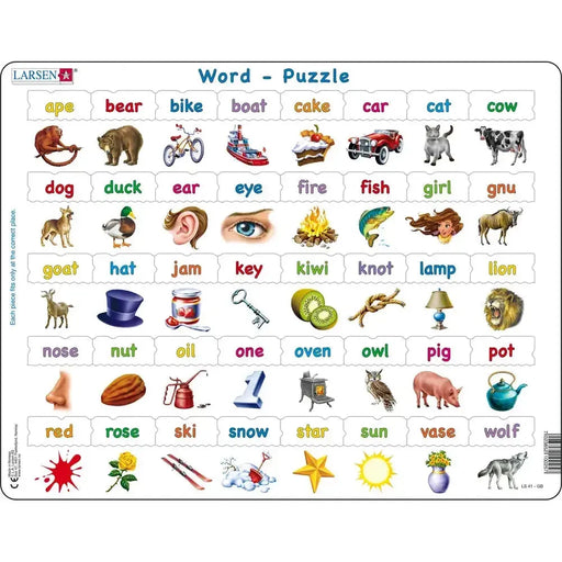 Learn to Read 40 Piece Tray Jigsaw Puzzle Larsen - for just $11.99! 