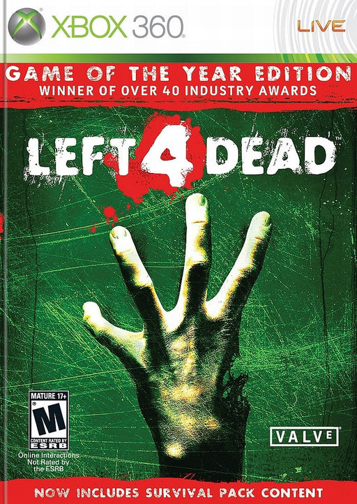 Left 4 Dead Game of the Year Edition (Xbox 360) - for just $0! 
