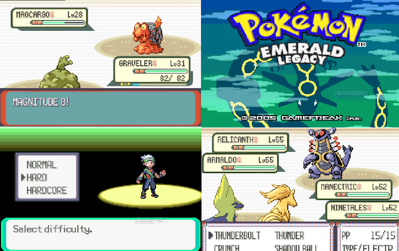 Pokemon Emerald Legacy GBA Pokemon ROM Hack Video Game Boy Advance - for just $17.49! 
