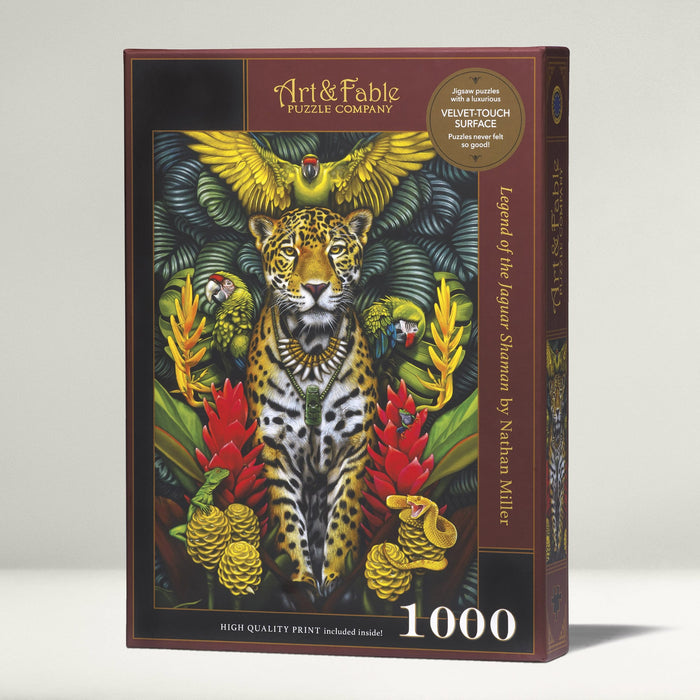 Legend of the Jaguar Shaman 1000 Piece Premium Jigsaw Puzzle Art & Fable - for just $34.99! 