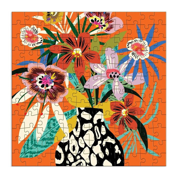 Leopard Vase by Kitty McCall 144 Piece Wood Jigsaw Puzzle Galison - for just $24.99! 