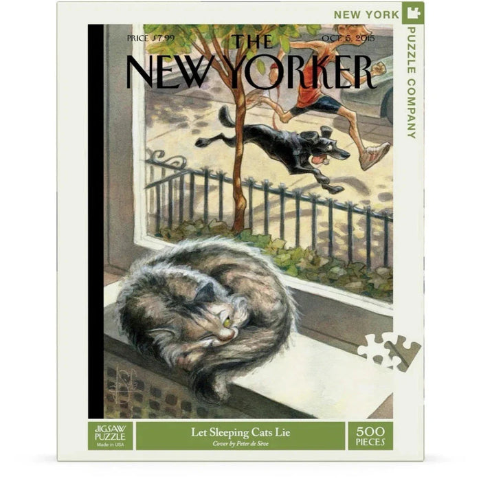 Let Sleeping Cats Lie 500 Piece Jigsaw Puzzle NYPC - for just $22.99! 