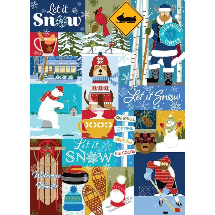 Let it Snow "Something's Amiss!" 1000 Piece Jigsaw Puzzle PuzzleTwist - for just $25.99! 