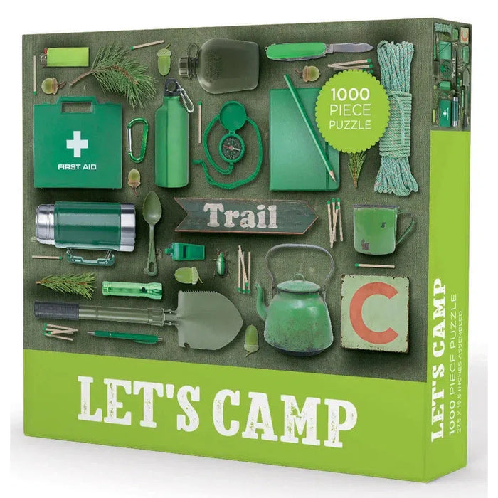 Let's Camp 1000 Piece Jigsaw Puzzle Gibbs Smith - for just $19.99! 