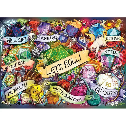 Let's Roll! 500 Piece Jigsaw Puzzle Cobble Hill - for just $17.99! 