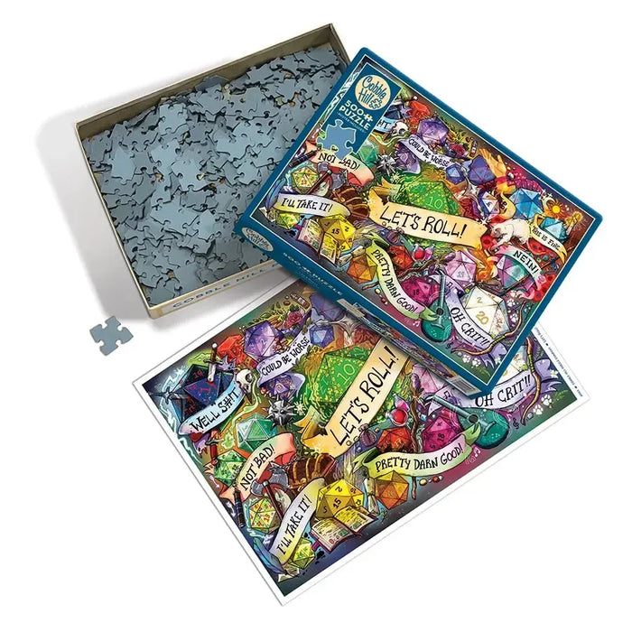 Let's Roll! 500 Piece Jigsaw Puzzle Cobble Hill - for just $17.99! 
