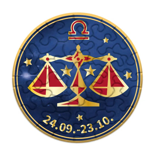 Libra Zodiac 33 Piece Mini Matchbox Jigsaw Puzzle Curiosi - for just $5.99! 